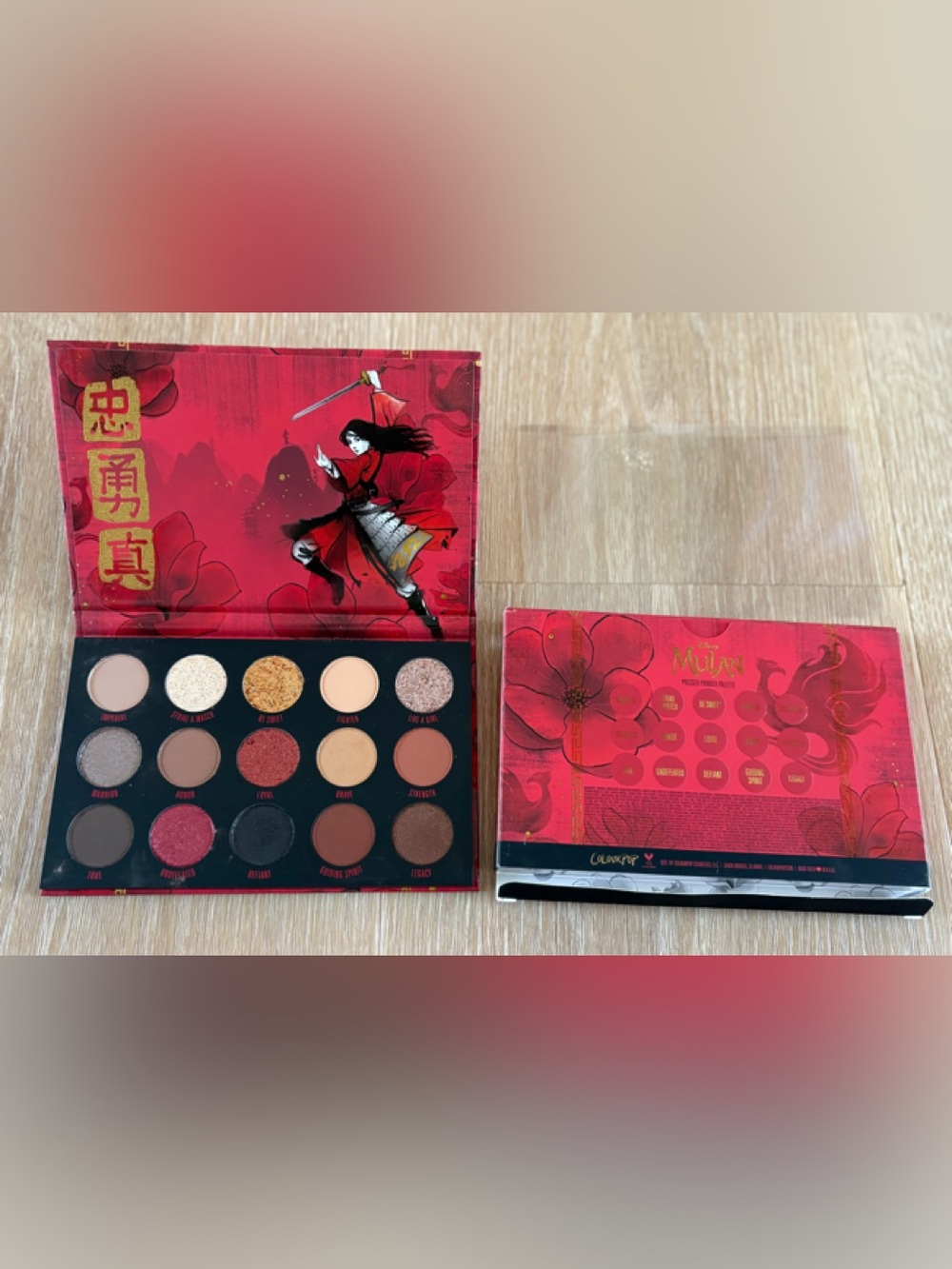 COLOURPOP Disney MULAN Eyeshadow Palette NEW IN BOX Limited edition Discontinued